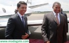 Jakaya Kikwete a accueilli Andry Rajoelina à l'aéroport Julius Nyerere