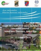 Antsirabe. Un Salon de l'Emploi et de la Jeunesse, 14-15 octobre 2016