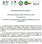 Antananarivo. Journée mondiale de l’Enseignement 2016 sous le signe de la valorisation